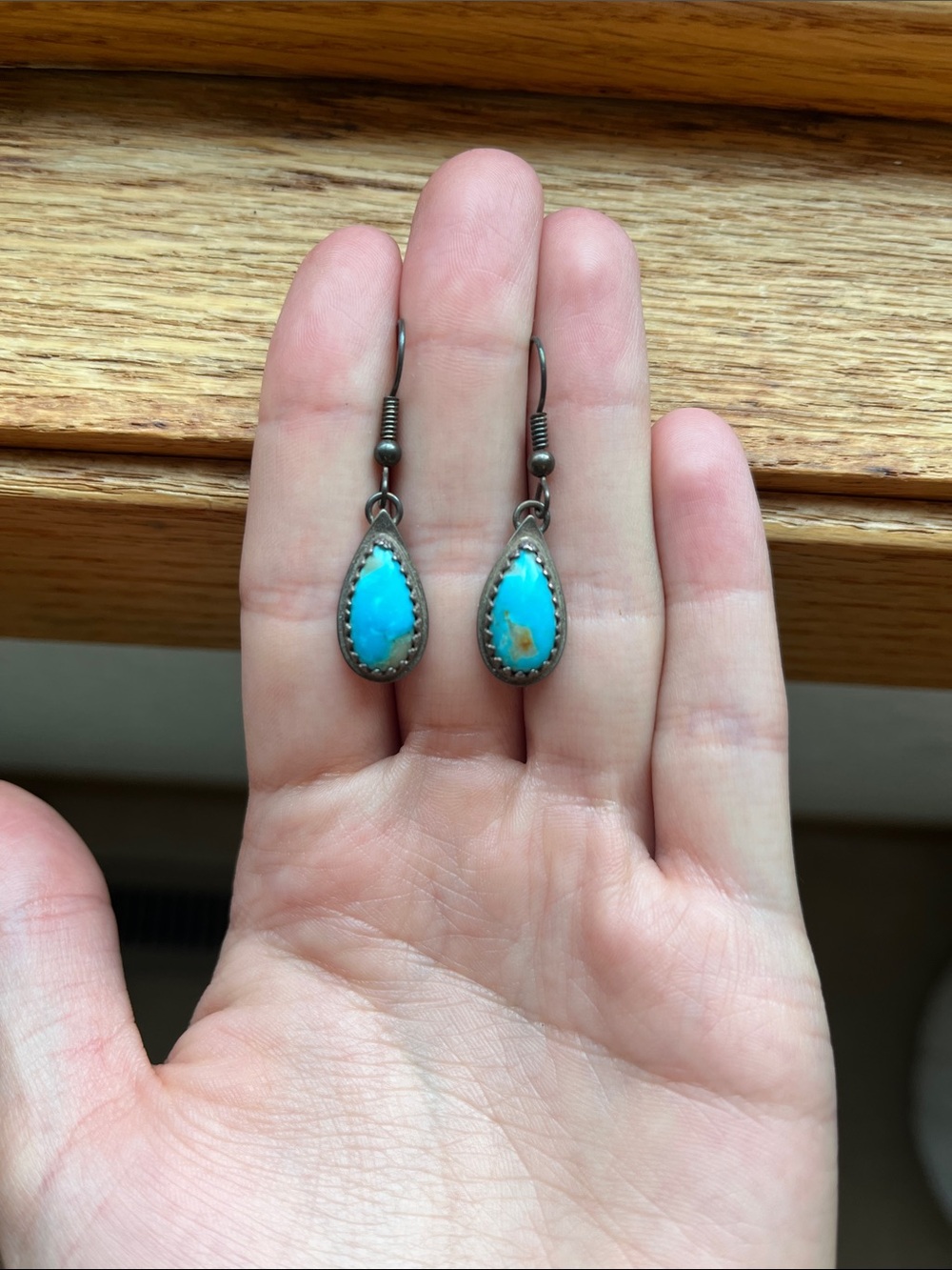 Genuine Turquoise Earrings